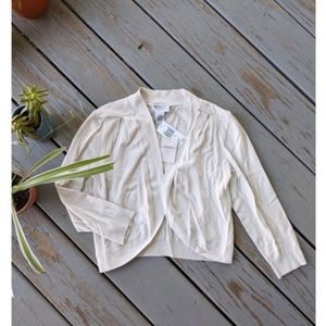 NWT Off White Shrug Cardigan Sweater